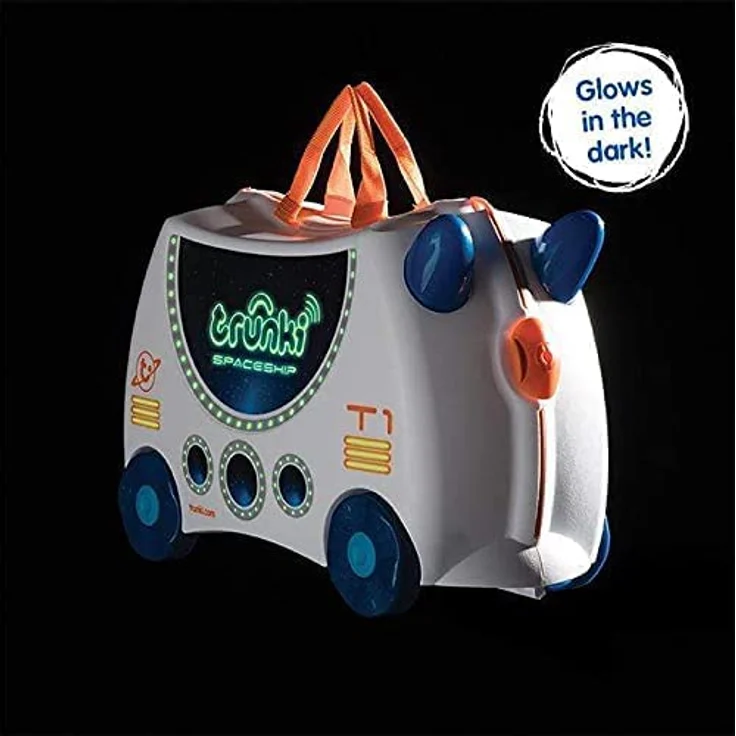 Trunki Ride-On Raumschiff Skye Etui weiß 46 x 30 x 21 cm – Bild 3