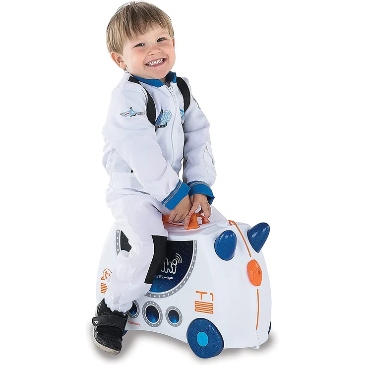 Trunki Ride-On Raumschiff Skye Etui weiß 46 x 30 x 21 cm – Bild 5