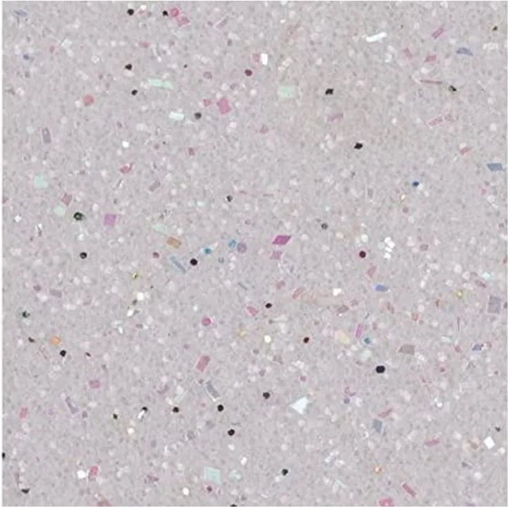 efco - Moosgummiplatte Glitter 200 x 300 x 2 mm (weiß)