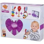 Eichhorn - Baby Starter/Geschenke Set mit Maraca, Greifling mit Sound und Greifling mit Hasenmotiv, 3-teilig, ab 3 Monaten
