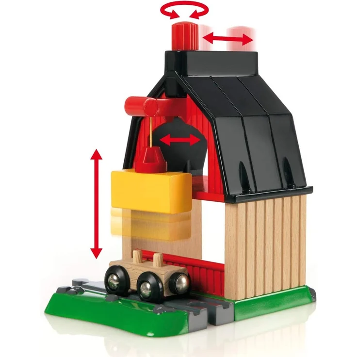 BRIO World Bauernhof Set mit Zug, Brio World Eisenbahn Zubehör, Holzspielzeug – Bild 18