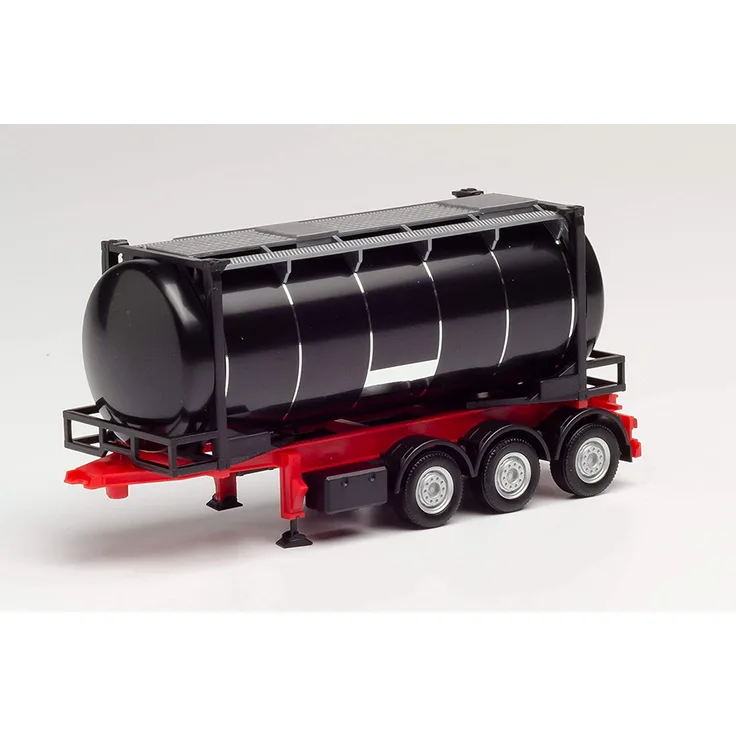 Herpa 076678-002 1:87 26ft. Swapcontainer-Auflieger Container schwarz