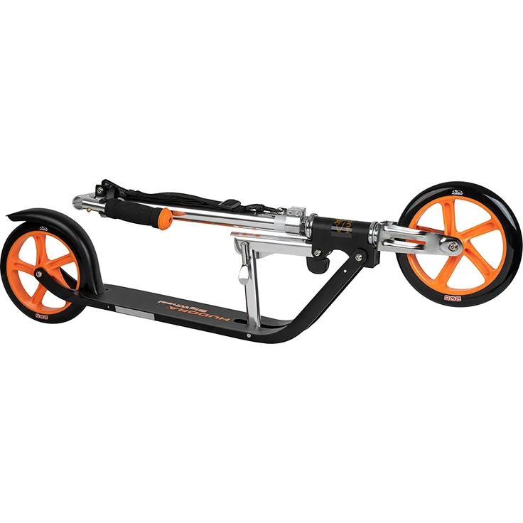 Hudora Unisex Jugend BigWheel 2019 14774, schwarz/orange, 205 mm – Bild 4