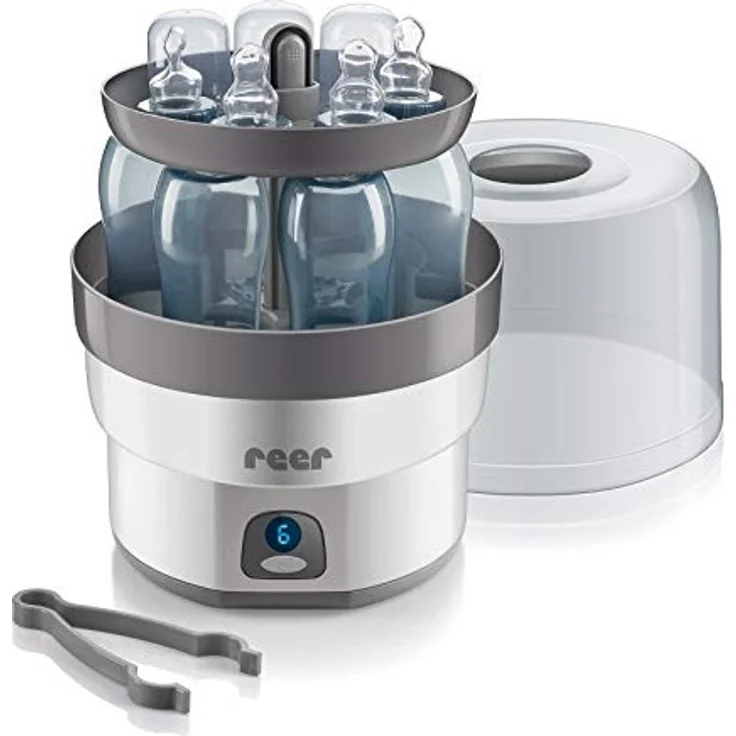 Reer 'VapoMax' Sterilisator, Platz für 6 Fläschchen und Zubehör – Bild 1