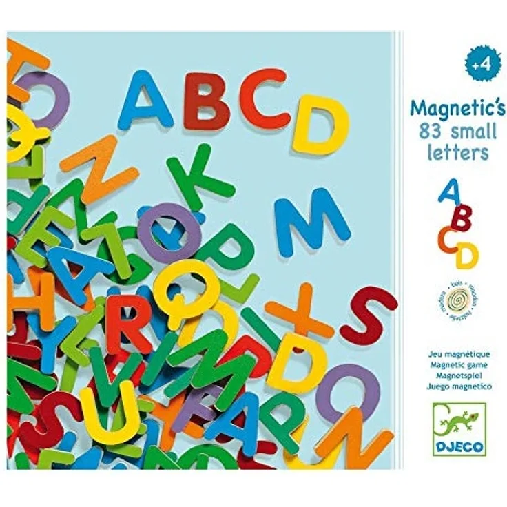Djeco 83 kleine Buchstabenmagnete