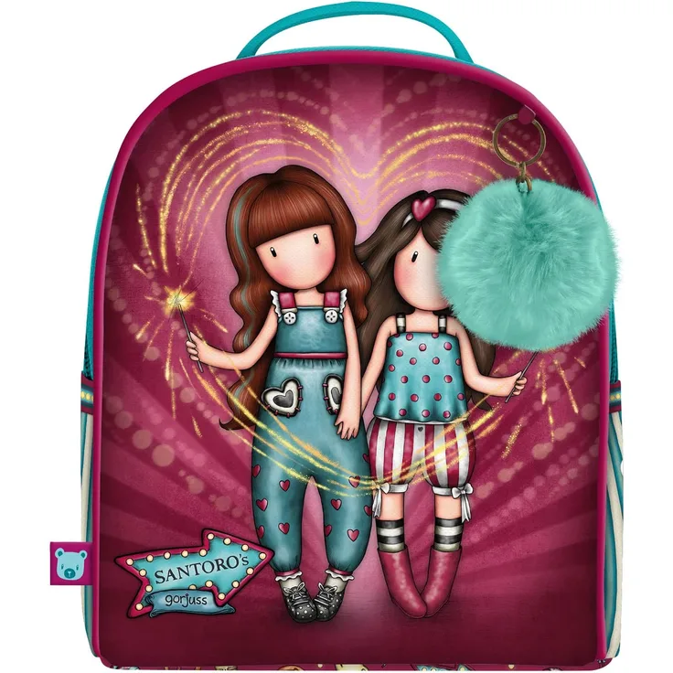 Gorjuss Fairground Fireworks Small Backpack