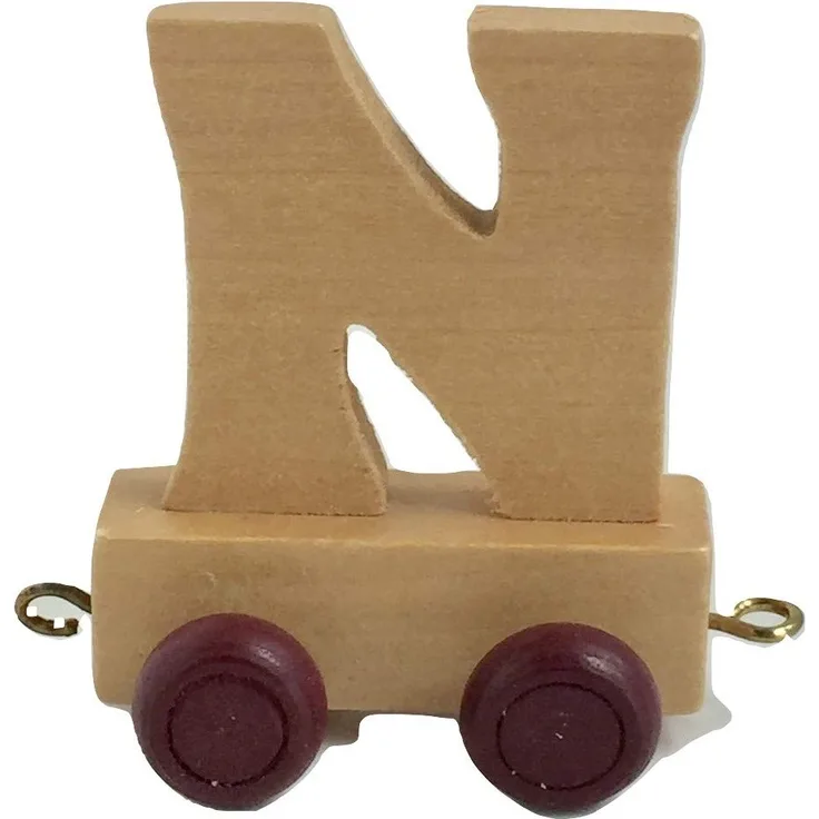 Personalisierbar namenszug Buchstabenzug holzzug Ein ideales Geschenk zur Geburtstag oder Taufgeschenk (Buchstabenzug N)