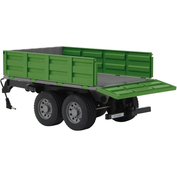 Jamara 412412 'Kipper grün für RC-Traktor 1:16', passend für Fendt 1050, mit ferngesteuerter Kippmulde hoch/runter, Anhängerkupplung vorne und klappbaren Bordwänden, ab 6 Jahren – Bild 3