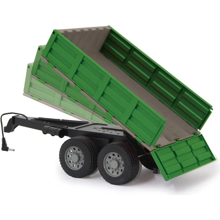 Jamara 412412 'Kipper grün für RC-Traktor 1:16', passend für Fendt 1050, mit ferngesteuerter Kippmulde hoch/runter, Anhängerkupplung vorne und klappbaren Bordwänden, ab 6 Jahren – Bild 4