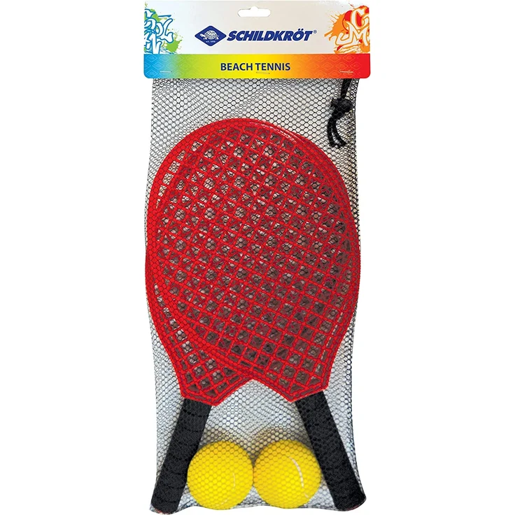 Schildkröt Beachtennis Set, 2 Schläger, 2 Softbälle, in Netztasche, 970130 – Bild 7