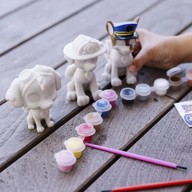 Melissa & Doug | PAW Patrol |Bastelset - Drei Dekoriere Ihre eigenen Welpenfiguren – Bild 9