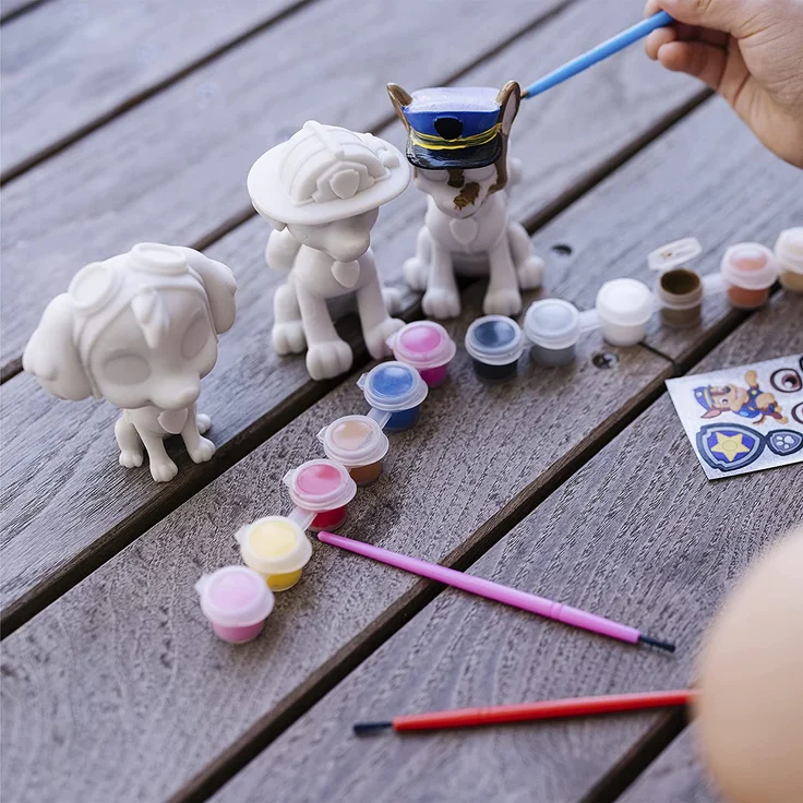 Melissa & Doug | PAW Patrol |Bastelset - Drei Dekoriere Ihre eigenen Welpenfiguren – Bild 3