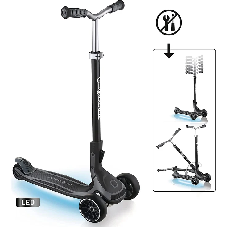 GLOBBER Ultimum Lights Roller grau – Bild 2