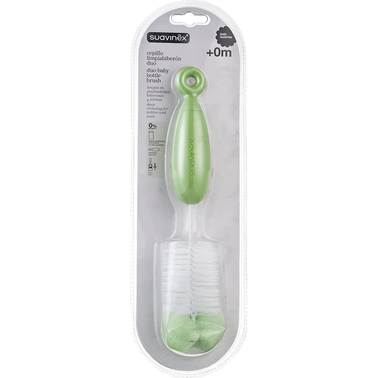 Suavinex Reinigungsbürste für Babyflaschen Duo 0M+