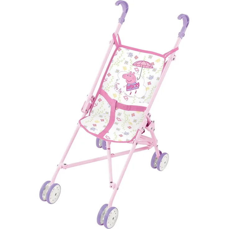 Puppenbuggy Peppa Pig (Rosa-Lila)