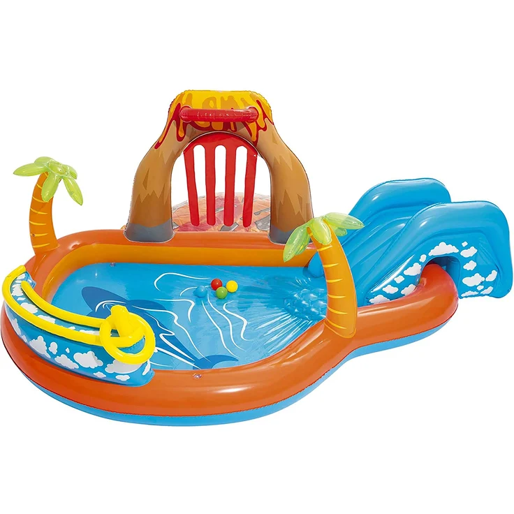 Bestway Wasserspielcenter „Lava Lagune“ 265 x 265 x 104 cm – Bild 1