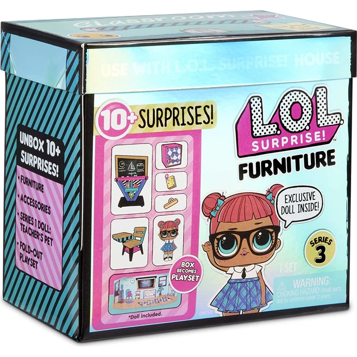 LOL Surprise Sammlerpuppen für Mädchen - Mit 10 Überraschungen & Accessoires - Teacher's Pet - Möbelserie 3 – Bild 5