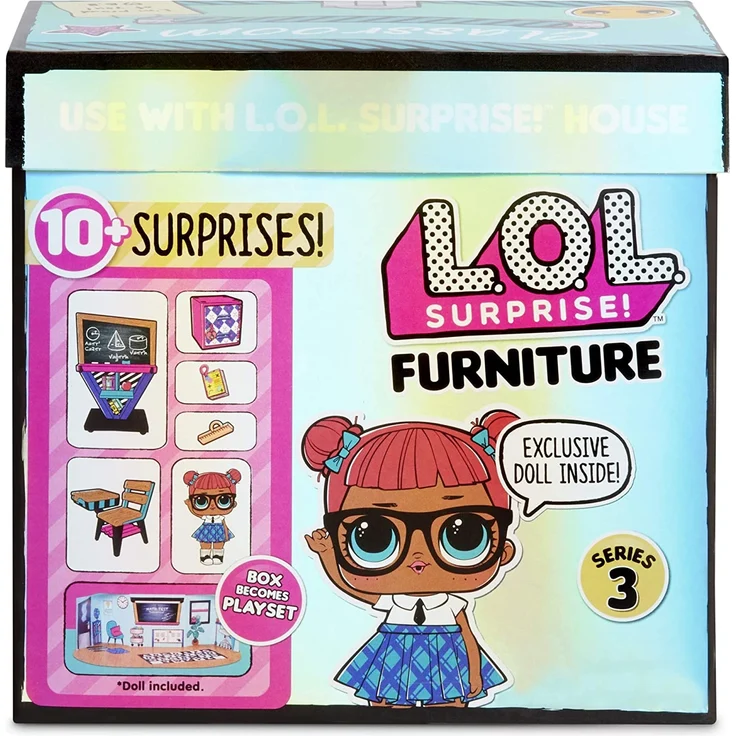 LOL Surprise Sammlerpuppen für Mädchen - Mit 10 Überraschungen & Accessoires - Teacher's Pet - Möbelserie 3 – Bild 4