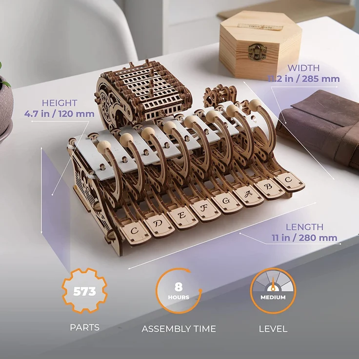 Ugears Mechanische Celesta – Bild 2