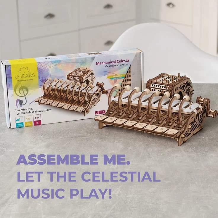 Ugears Mechanische Celesta – Bild 5