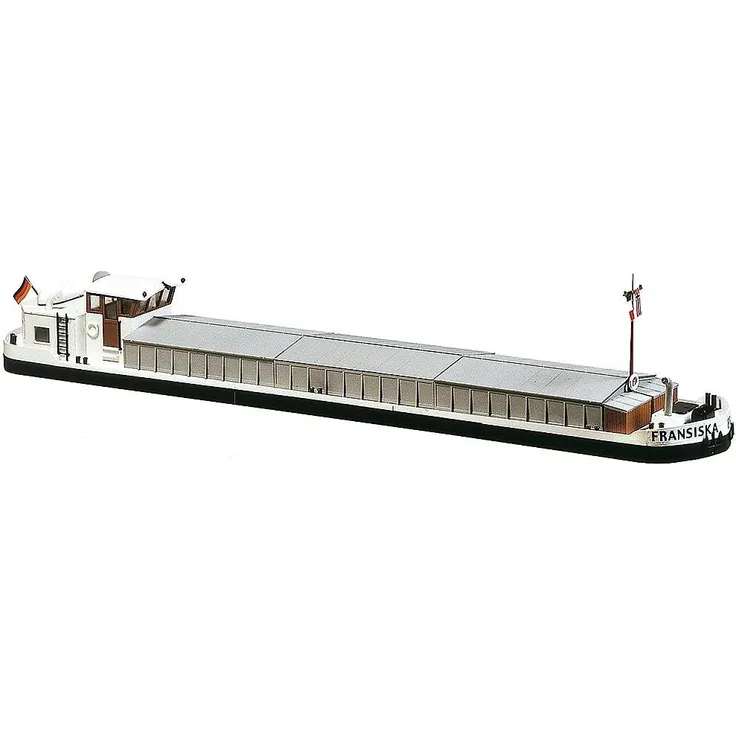 Faller 131006 H0 Flussfrachtschiff mit Wohnkajte - Bausatz