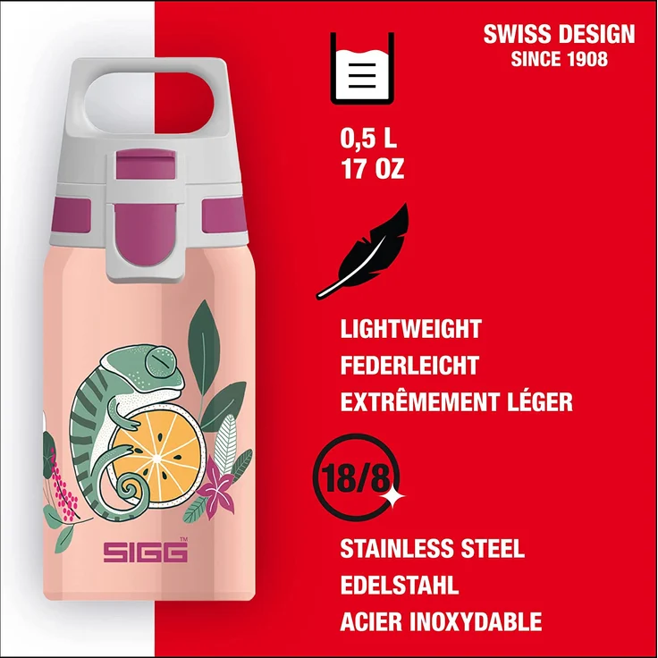Sigg Shield One Kids flora - Größe 500 ml – Bild 2