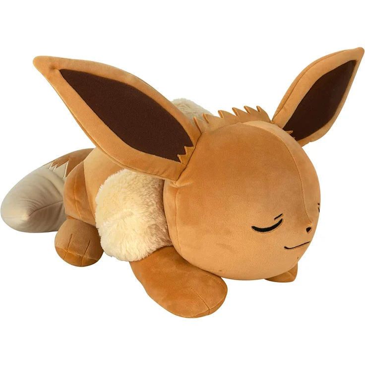Pokémon XL Plüschtier schlafendes Evoli ca. 45 cm – Bild 4