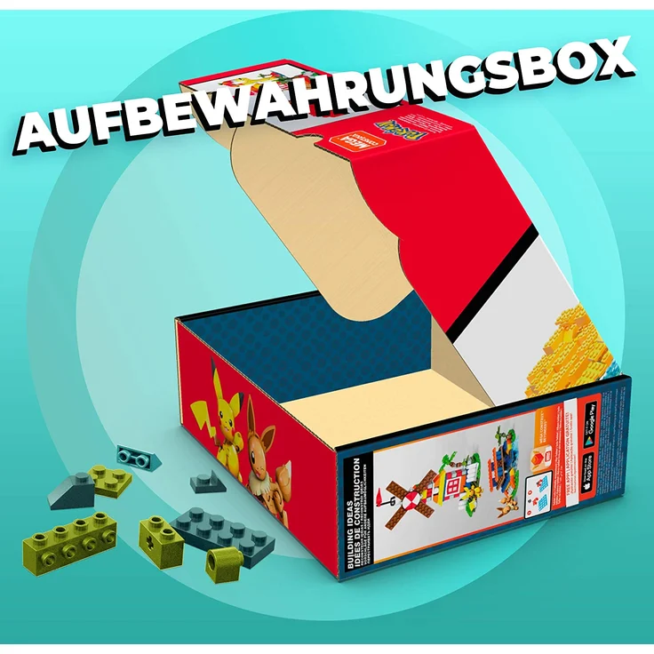 Mega Construx GMD35 - Pokémon Bausteine-Box (450 Teile) – Bild 5