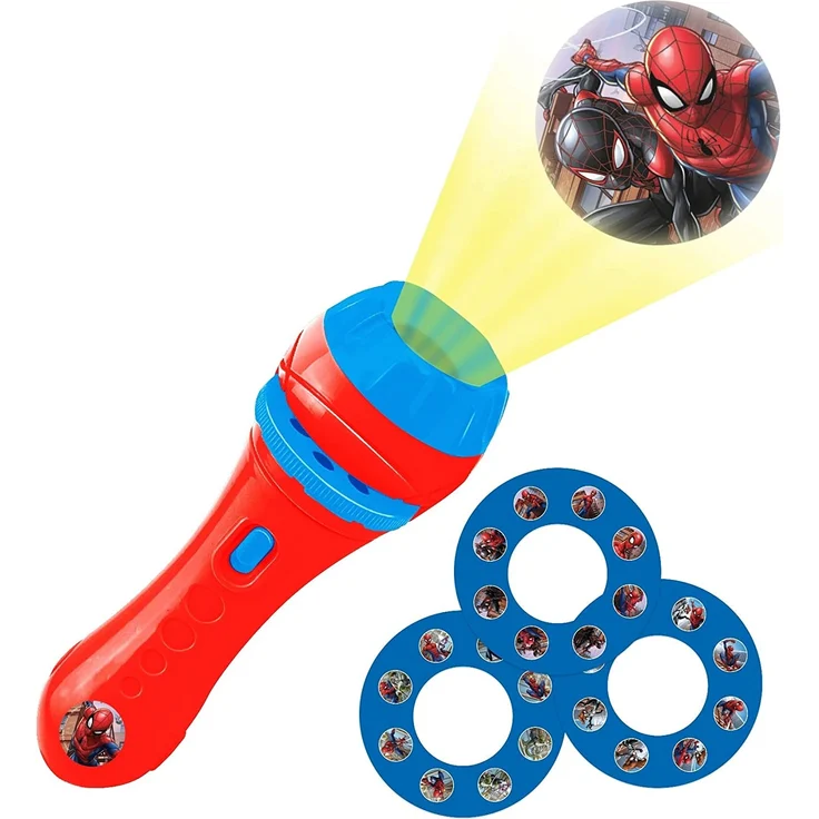 Lexibook, Spider-Man Taschenlampe und Projektor mit 3 Scheiben, 24 Bilder, erstellen Sie Ihre eigenen Geschichten, LTC050SP – Bild 6