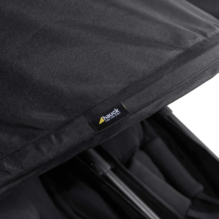 Hauck Geschwister Buggy Swift X Duo / für 2 Kinder / Zwillinge / Einhändig Faltbar / mit Liegeposition ab Geburt / XL Korb / Belastbar bis 36 kg / Individualisierbar mit Wechsel Verdecke / Schwarz – Bild 16