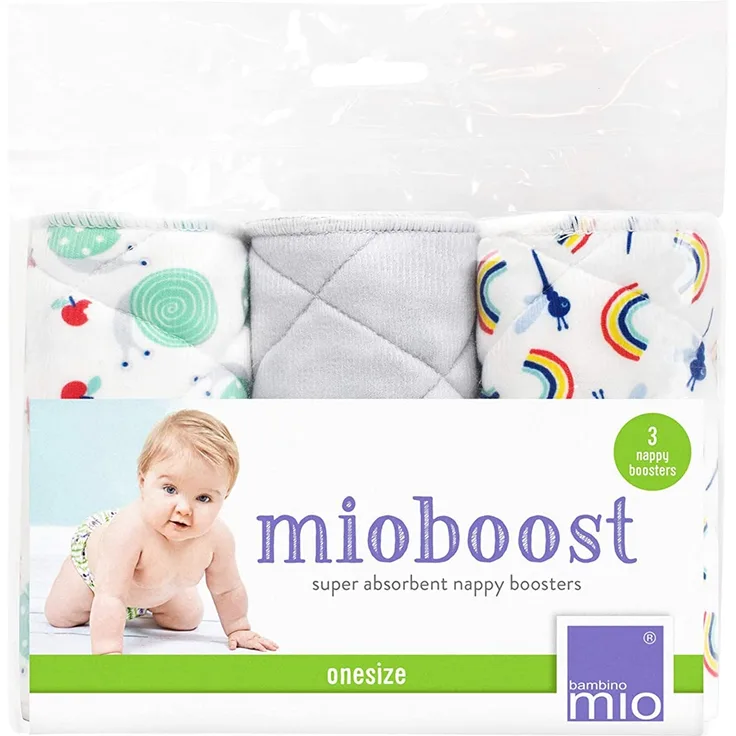 Bambino Mio, mioboost (windeleinlage), 3er packung, schneckenwirbel