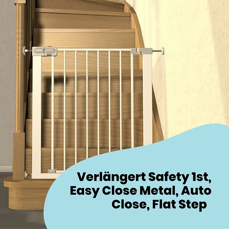Safety 1st Y-Spindel, Erweiterung für alle Safety 1st Treppenschutzgitter, Türschutzgitter aus Metall wie das Easy Close, Quick Close und Auto Close, weiß, 2 Stück - Preisvergleich – Bild 2