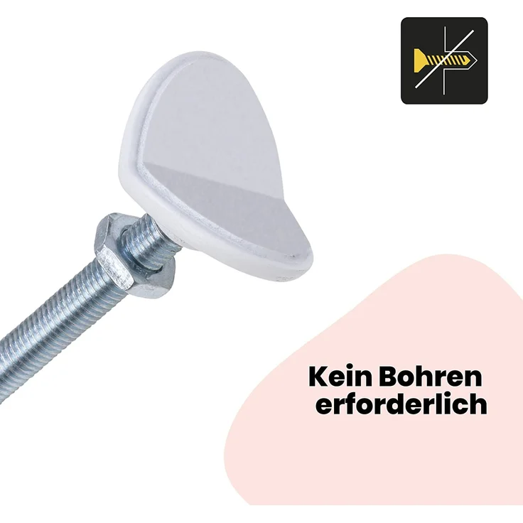 Safety 1st Y-Spindel, Erweiterung für alle Safety 1st Treppenschutzgitter, Türschutzgitter aus Metall wie das Easy Close, Quick Close und Auto Close, weiß, 2 Stück - Preisvergleich – Bild 5