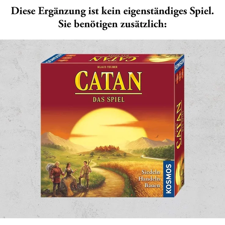 KOSMOS 'CATAN - Ergänzung 5-6 Spieler - Das Spiel' Spielerweiterung, ab 10 Jahren, 3 - 6 Spieler, ca. 90 min Spielzeit – Bild 4
