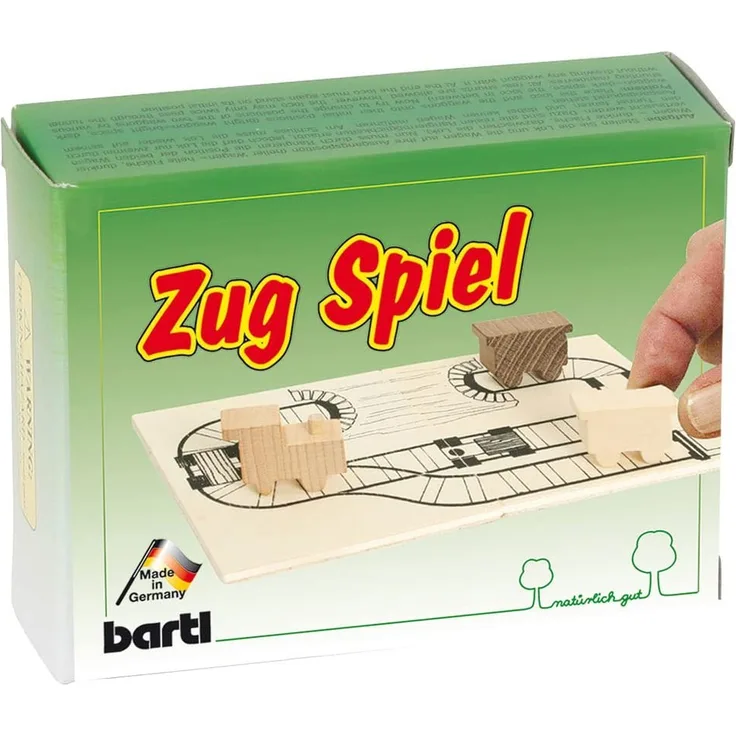 Bartl 102213 Taschenpuzzle Zug-Spiel 4 Teile