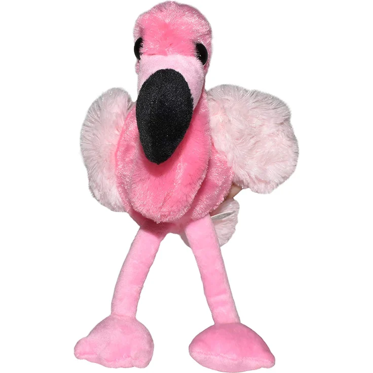 Wild Republic Hug'ems Plüschtier, Kuscheltier, Flamingo 18cm – Bild 2