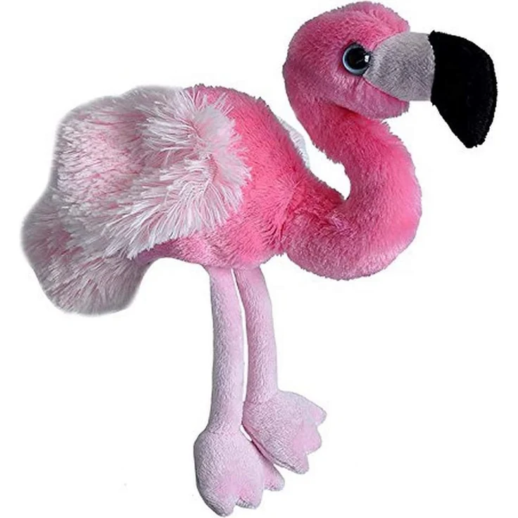 Wild Republic Hug'ems Plüschtier, Kuscheltier, Flamingo 18cm – Bild 1