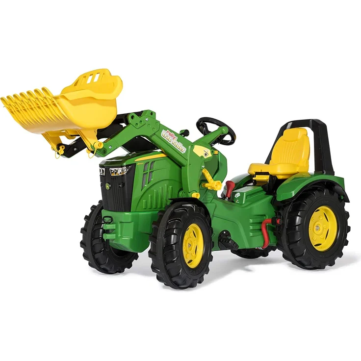 Trettraktor rollyX-Trac Premium John Deere 8400R, mit Lader und Bremse – Bild 1