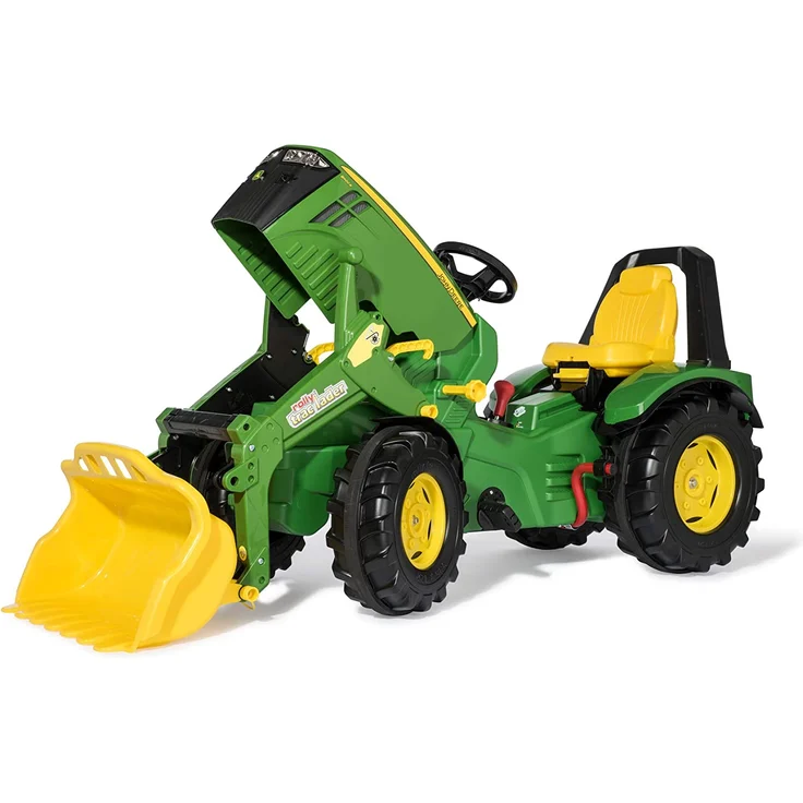 Trettraktor rollyX-Trac Premium John Deere 8400R, mit Lader und Bremse – Bild 2