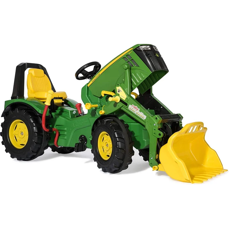 Trettraktor rollyX-Trac Premium John Deere 8400R, mit Lader und Bremse – Bild 3