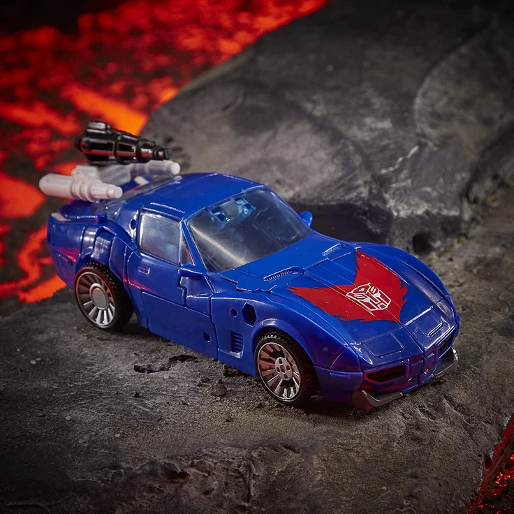 Transformers Spielzeug Generations War for Cybertron: Kingdom Deluxe WFC-K26 Autobot Tracks Action-Figur Kinder ab 8 Jahren, 14 cm Multi – Bild 5