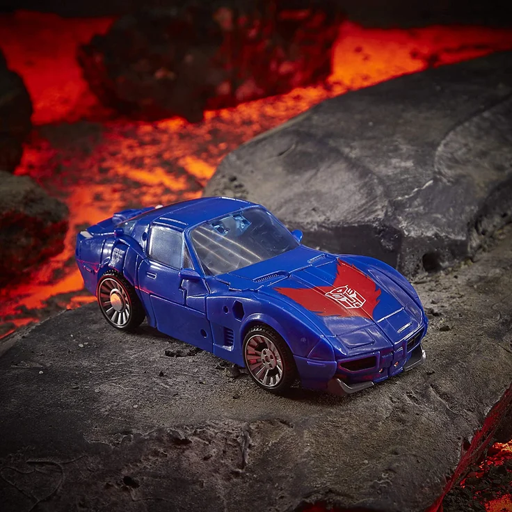 Transformers Spielzeug Generations War for Cybertron: Kingdom Deluxe WFC-K26 Autobot Tracks Action-Figur Kinder ab 8 Jahren, 14 cm Multi – Bild 4