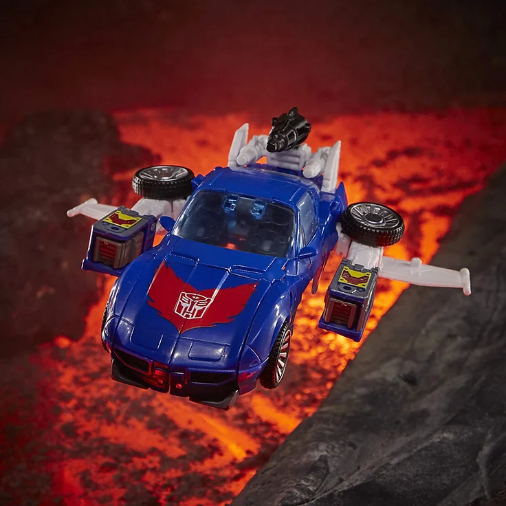 Transformers Spielzeug Generations War for Cybertron: Kingdom Deluxe WFC-K26 Autobot Tracks Action-Figur Kinder ab 8 Jahren, 14 cm Multi – Bild 6