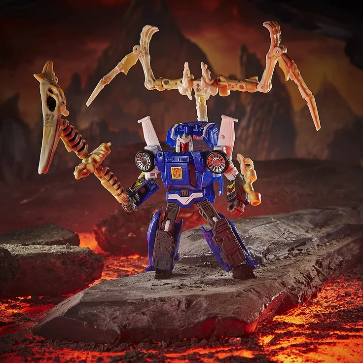 Transformers Spielzeug Generations War for Cybertron: Kingdom Deluxe WFC-K26 Autobot Tracks Action-Figur Kinder ab 8 Jahren, 14 cm Multi – Bild 11