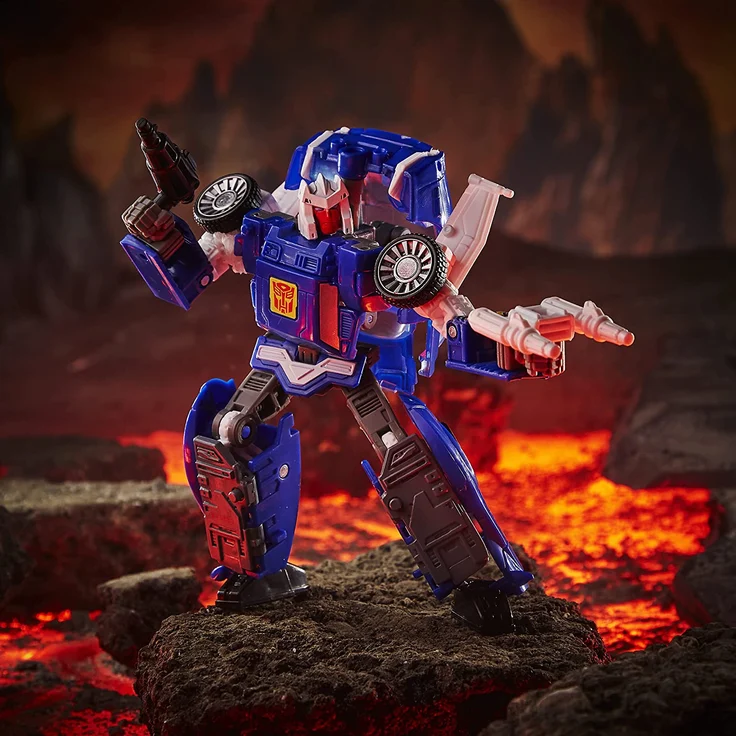 Transformers Spielzeug Generations War for Cybertron: Kingdom Deluxe WFC-K26 Autobot Tracks Action-Figur Kinder ab 8 Jahren, 14 cm Multi – Bild 10