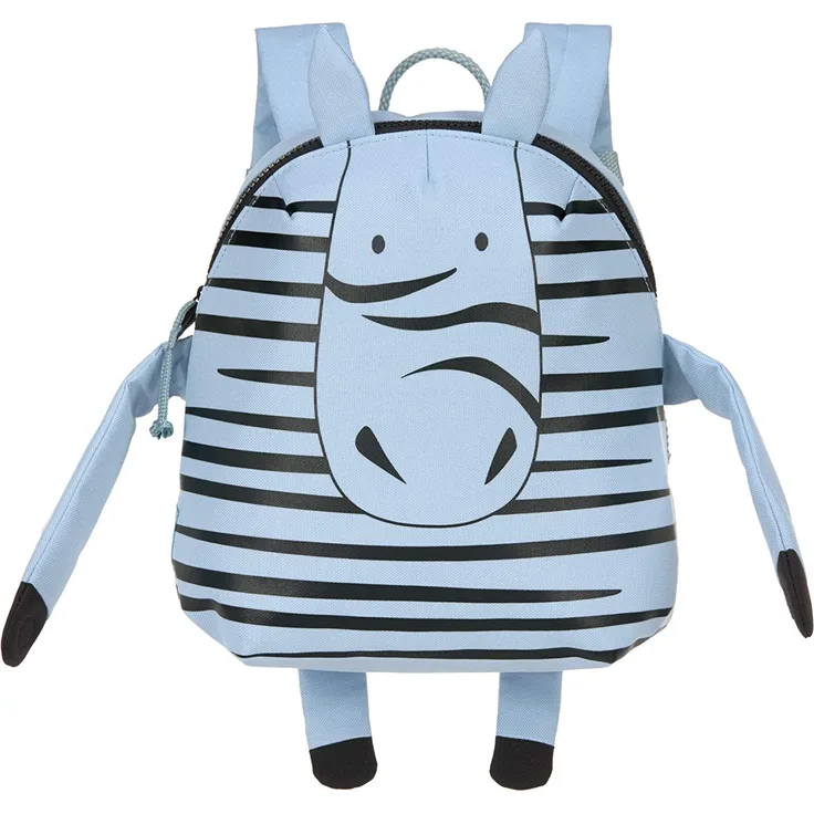 LÄSSIG Kinderrucksack Kindergarten mit Brustgurt ab 3 Jahre-Backpack About Friends, Kaya Zebra, 28 cm, 3,5 L