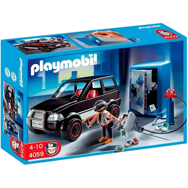 PLAYMOBIL 4059 - Tresorknacker mit Fluchtfahrzeug