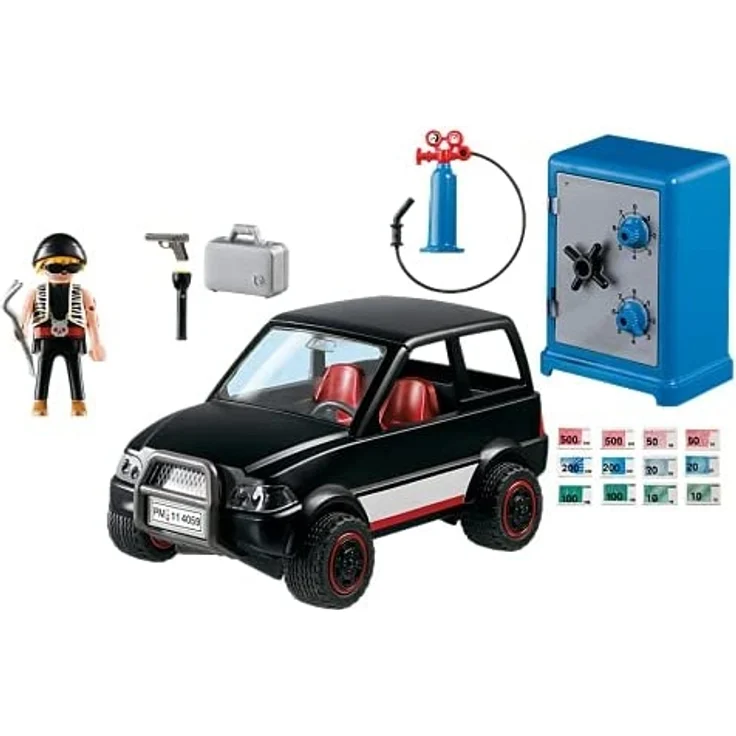 PLAYMOBIL 4059 - Tresorknacker mit Fluchtfahrzeug – Bild 2
