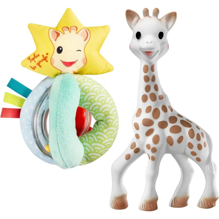 Vulli Sophiesticated – Sophie die Giraffe – Geschenkset zur Geburt, ab 2 Jahren, Größe S