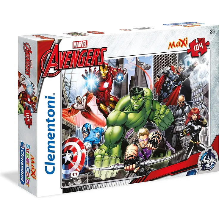 supercolor maxi puzzle Rächer 104 teile